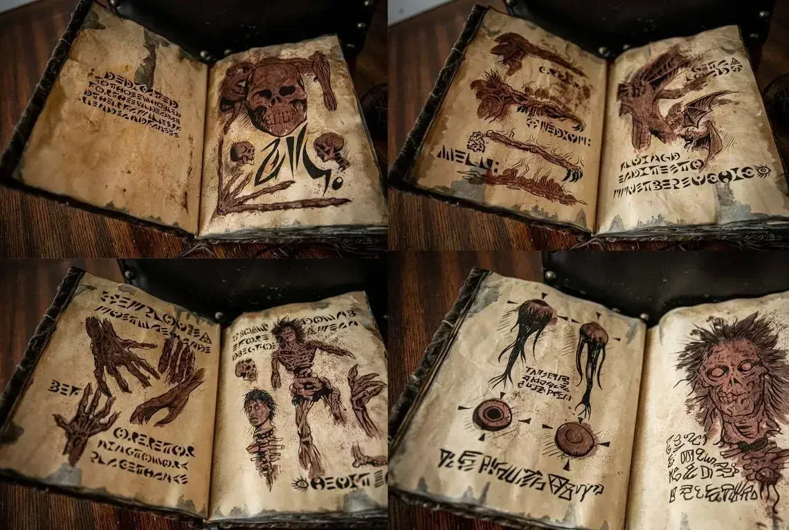 Vintage And Collectible Books - كتاب نيكرونوميكون القديم - كتاب سحر