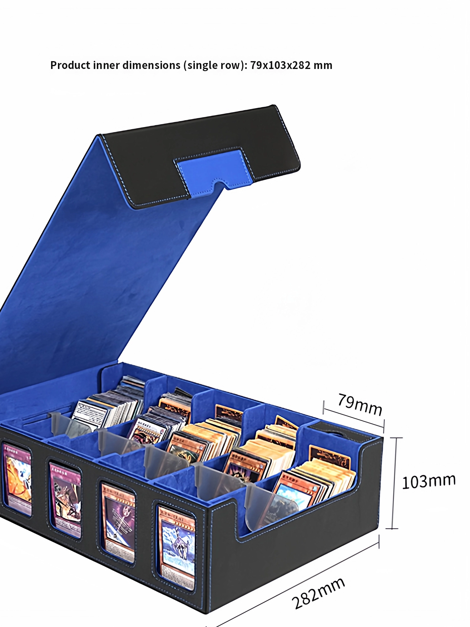 Collectible Collection - صندوق تخزين بطاقات TCG متعدد الأقسام