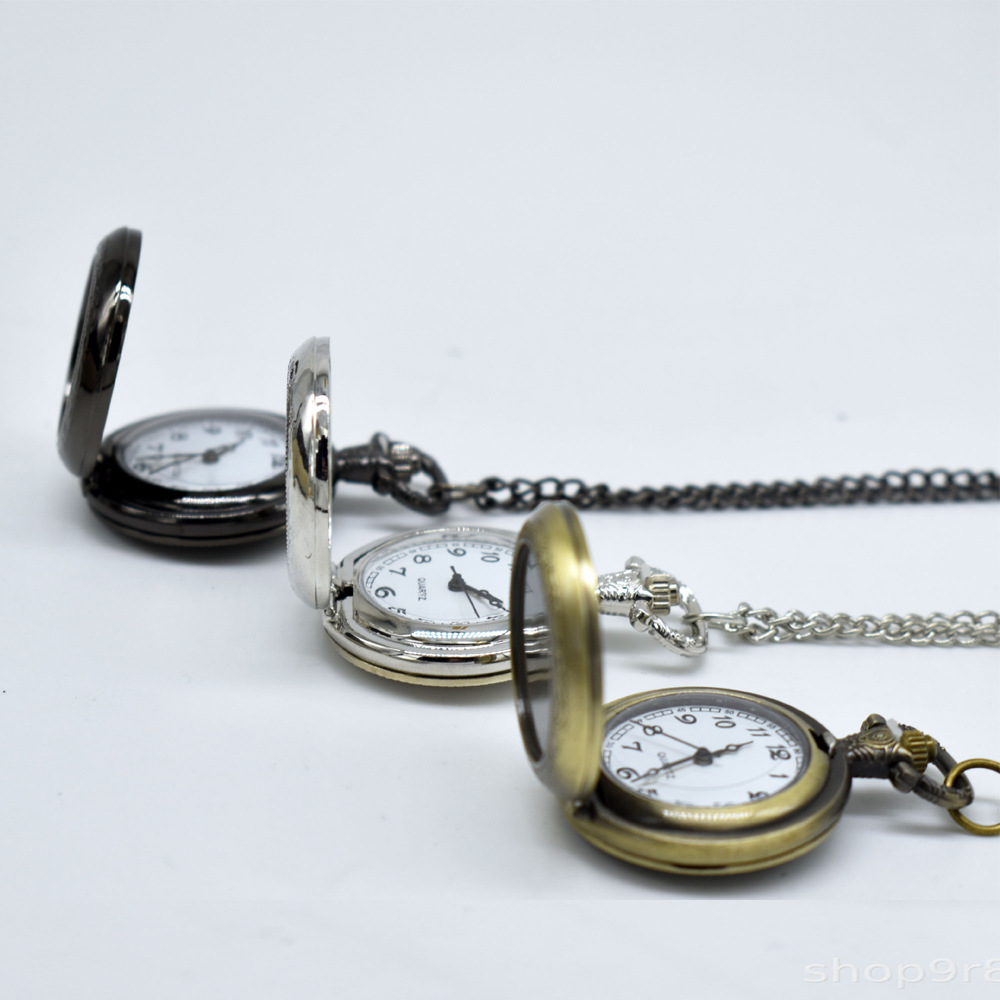 قلادة ساعة جيب معدنية عتيقة مخ - مراجعة Vintage Jewelry Collection وسعره