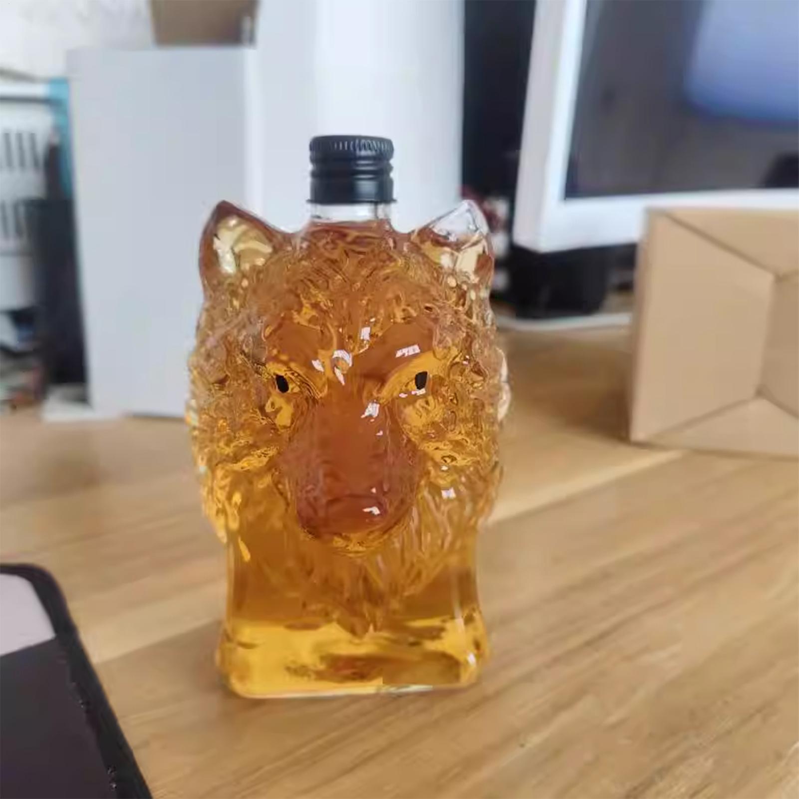 زجاجة ويسكي على شكل ذئب، كأس ن - مراجعة Collectible Vintage Wine وسعره
