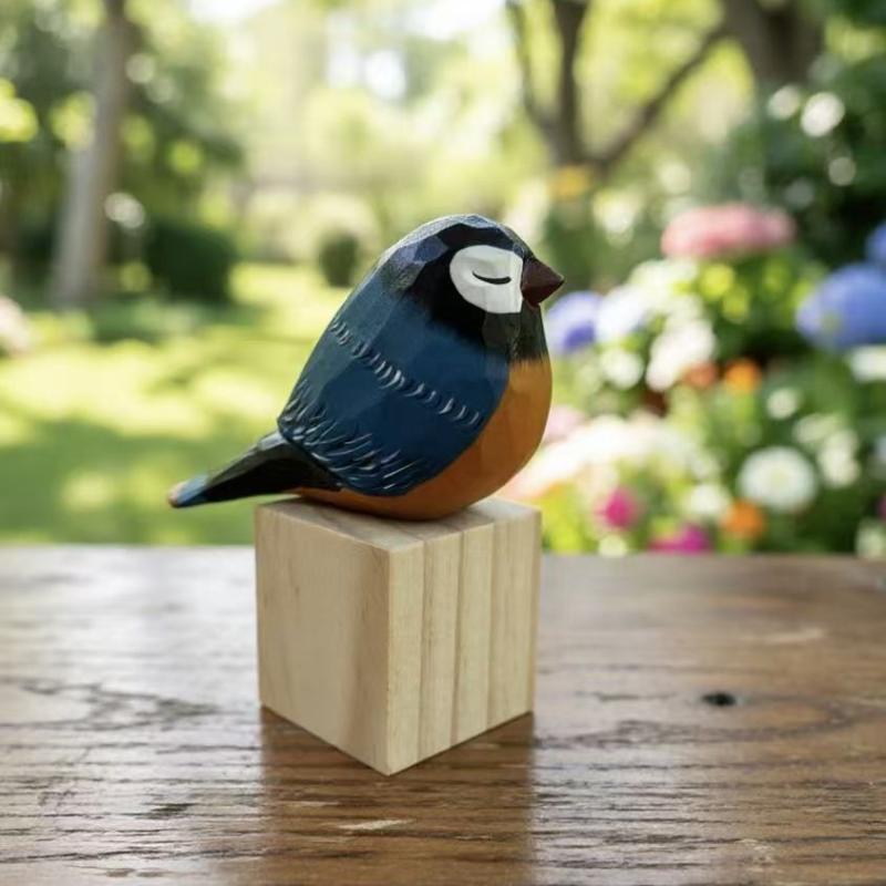 تماثيل طيور خشبية منحوتة يدويً - مراجعة Vintage Collectibles Store وسعره