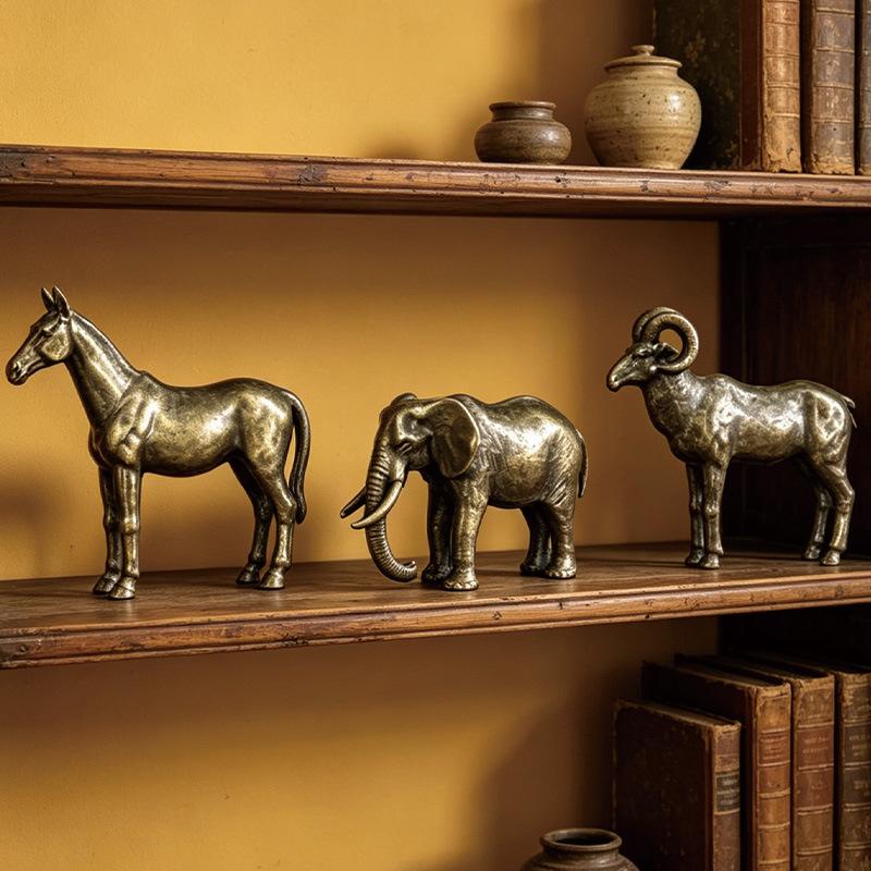 تماثيل حيوانات من النحاس الصلب - مراجعة Vintage Collectibles Store وسعره