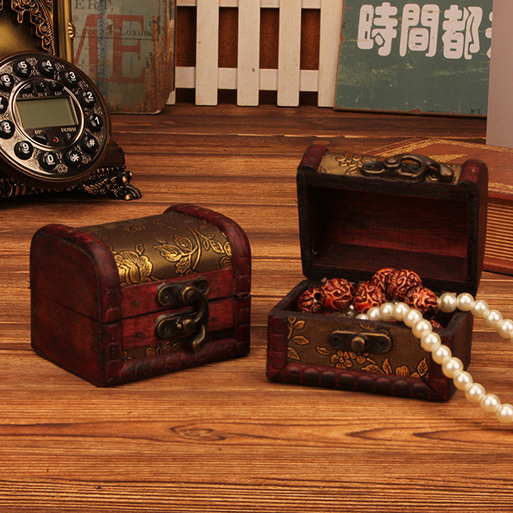 صندوق مجوهرات خشبي عتيق على ال - مراجعة Vintage Jewelry Collection وسعره