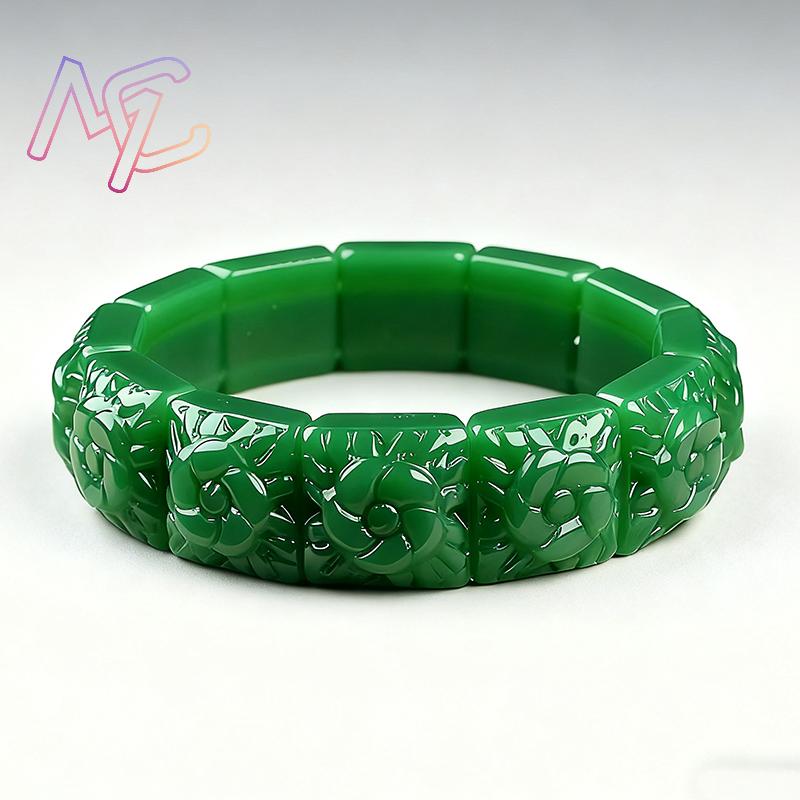 حقيقي اليشم زهرة سوار الإسورة  - مراجعة Vintage Jewelry Collection وسعره