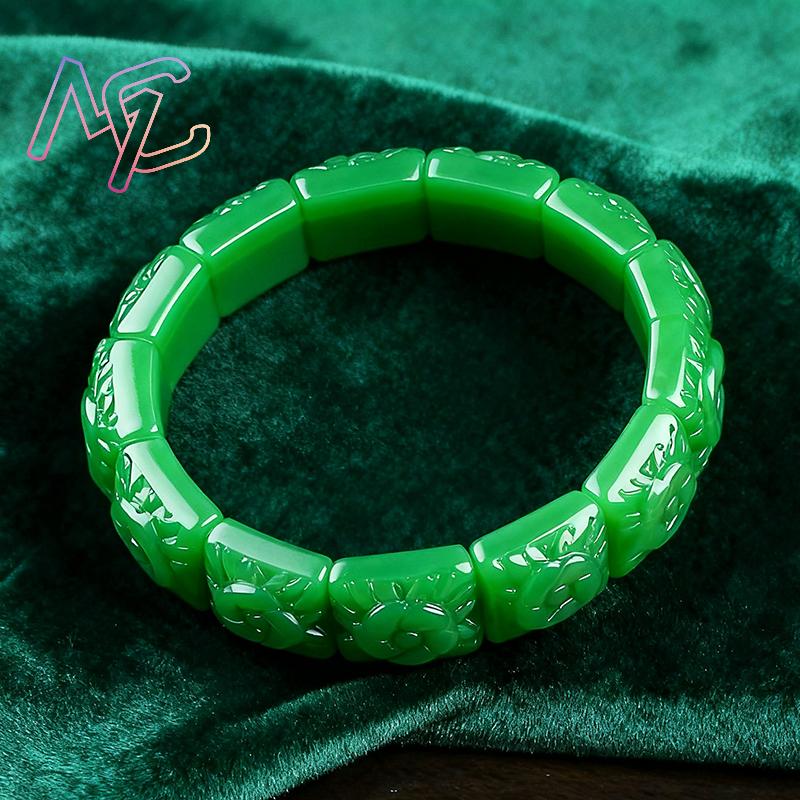حقيقي اليشم زهرة سوار الإسورة  - مراجعة Vintage Jewelry Collection وسعره